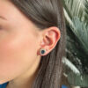 Pendientes con Cristales laminados en Oro 18k