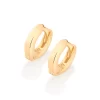 Pendientes Argolla Cartílago laminados en Oro 18k