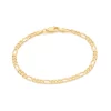 Pulsera Infantil estilo Cadena laminada en Oro 18k